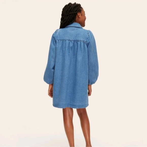 NWT Long Sleeve Denim Shirtdress - kate spade new york x Target - Picture 2 of 4